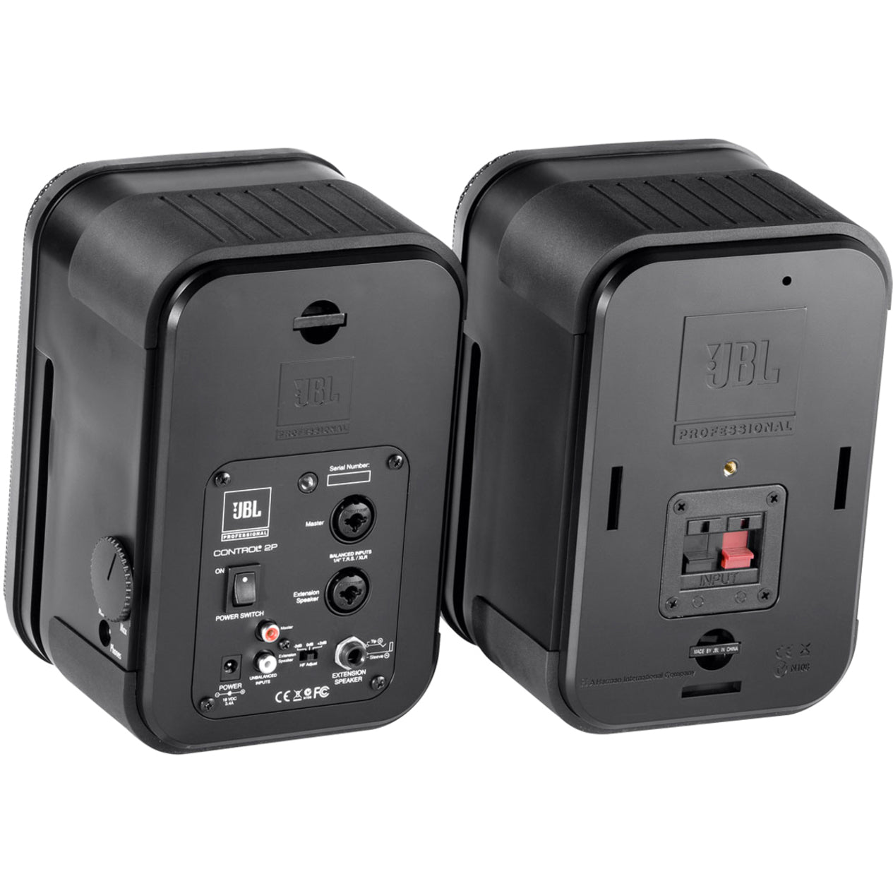 JBL C2PS Control 2P Compact Powered Monitor System, 35W RMS Output Power, 5 Year Warranty