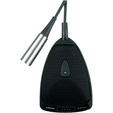 Shure MX392/C Microflex Wired Electret Condenser Microphone, Cardioid, 117 dB SPL, -28 dB Sensitivity