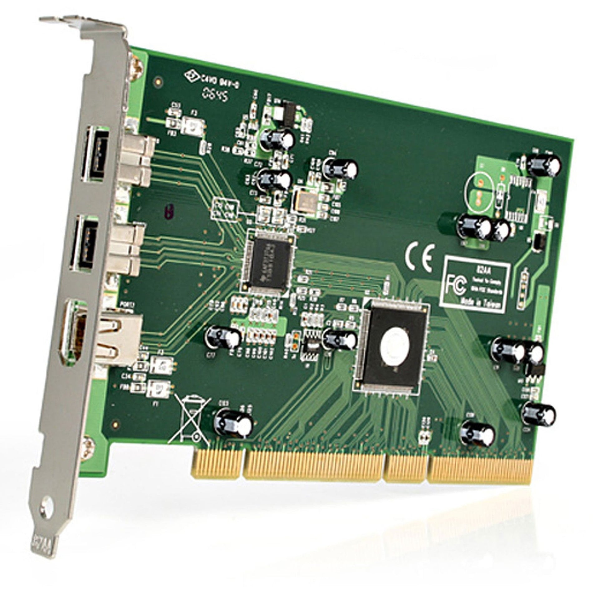 StarTech.com PCI1394B_3 3 Port 2b 1a PCI 1394b FireWire Adapter Card with DV Editing Kit, 800Mbps Data Transfer Speeds