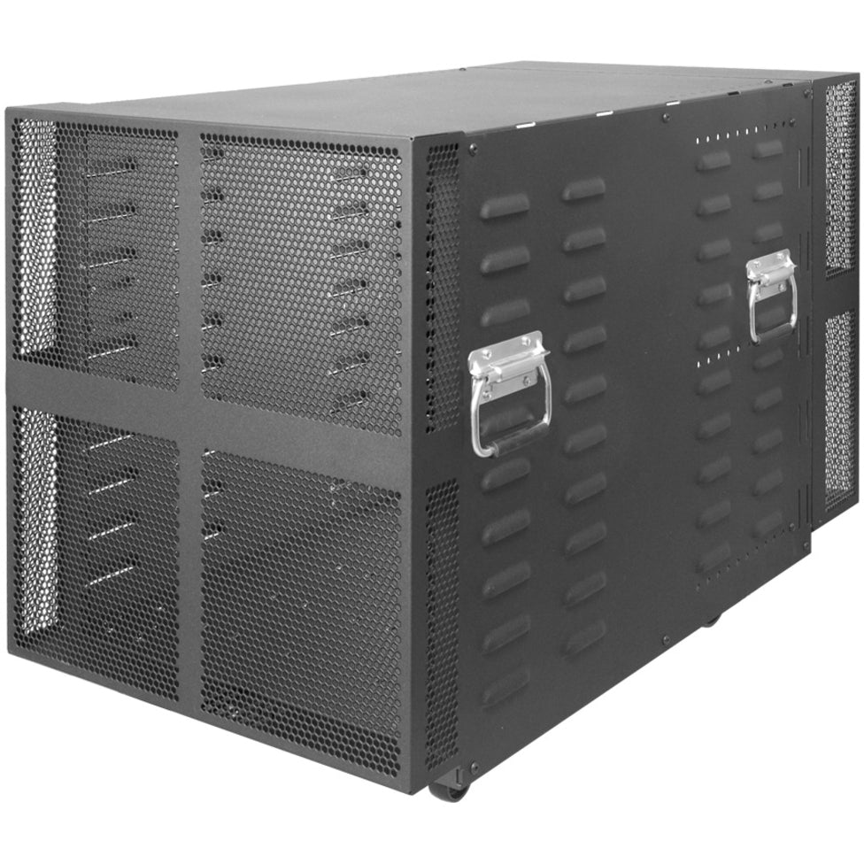 Rack Solutions RACK-117-12 12U Portable Server Rack, Easy Assembly, Black Powder Coat