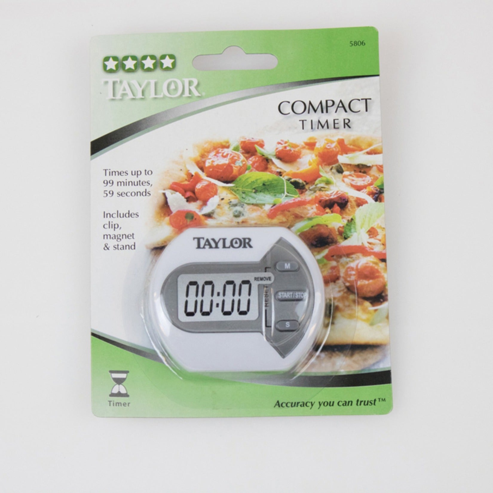 Taylor 5806 Digital Timer, LCD Display, Count Down/Count Up