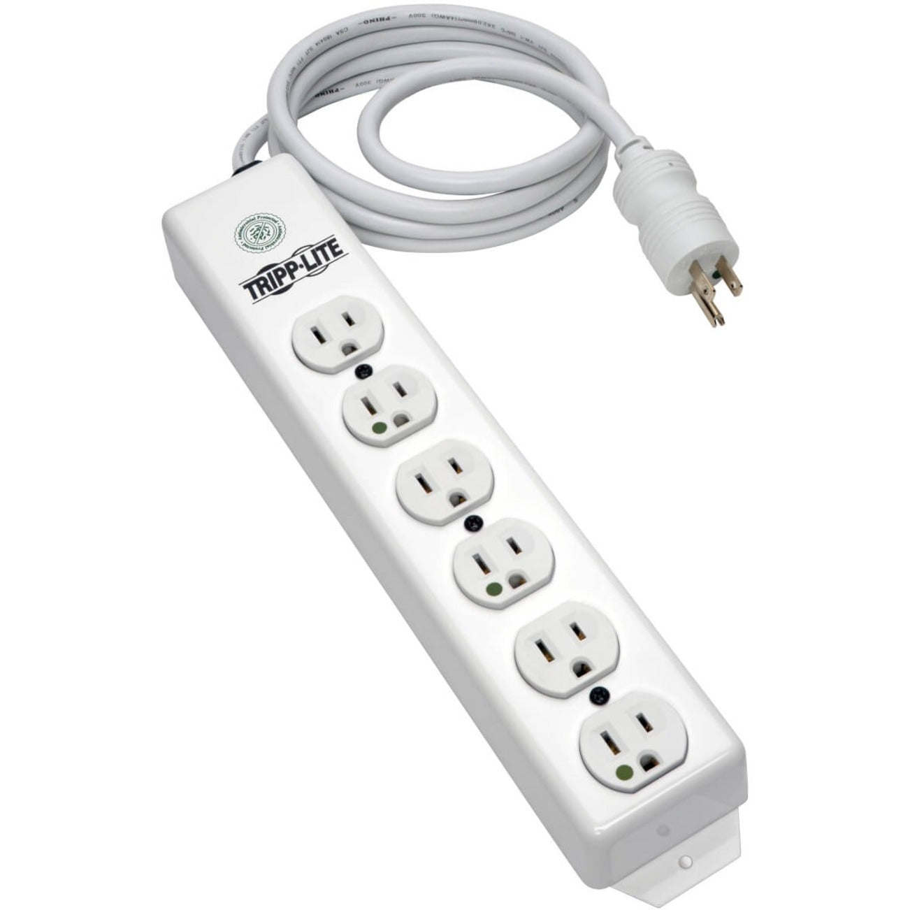 Tripp Lite PS-606-HG Power Strip 120V AC, 6 Outlet with Hospital Grade Plug and Outlets, 6 ft. Cord