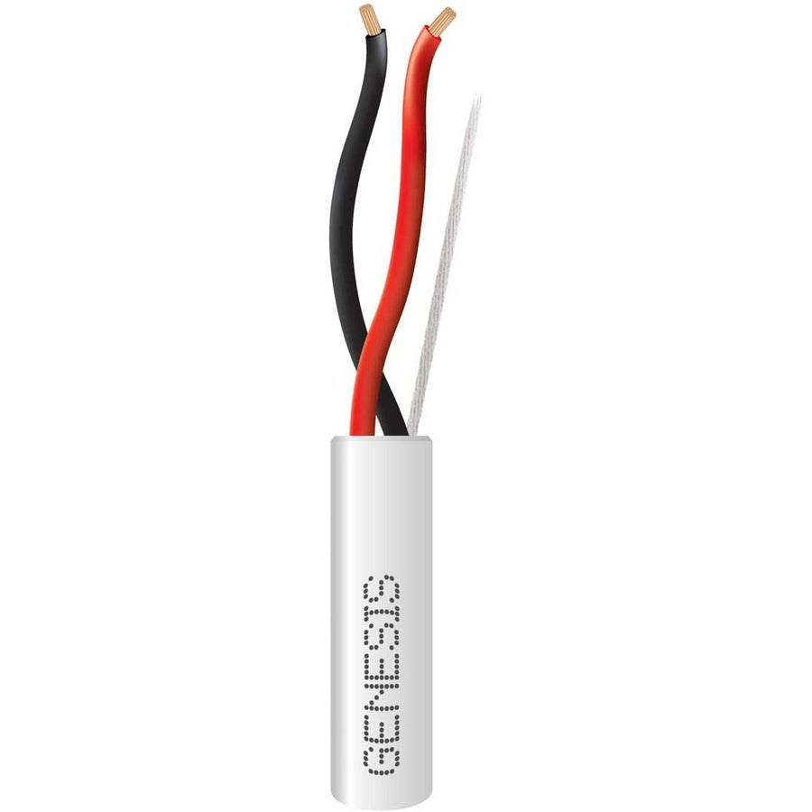 Genesis 52505501 Audio Cable, 500 ft, 16 AWG, UV Resistant, White