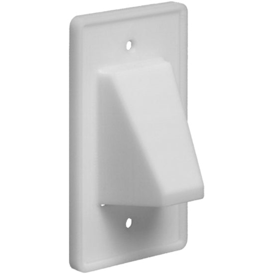 Arlington CE1 Scoop Reversible Single Gang Faceplate, Cable Protection and Versatile Installation
