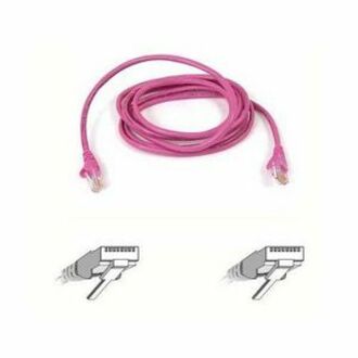 Belkin A3L791-07-PNK-S Cat5e Patch Cable, 7 ft, Pink, Lifetime Warranty