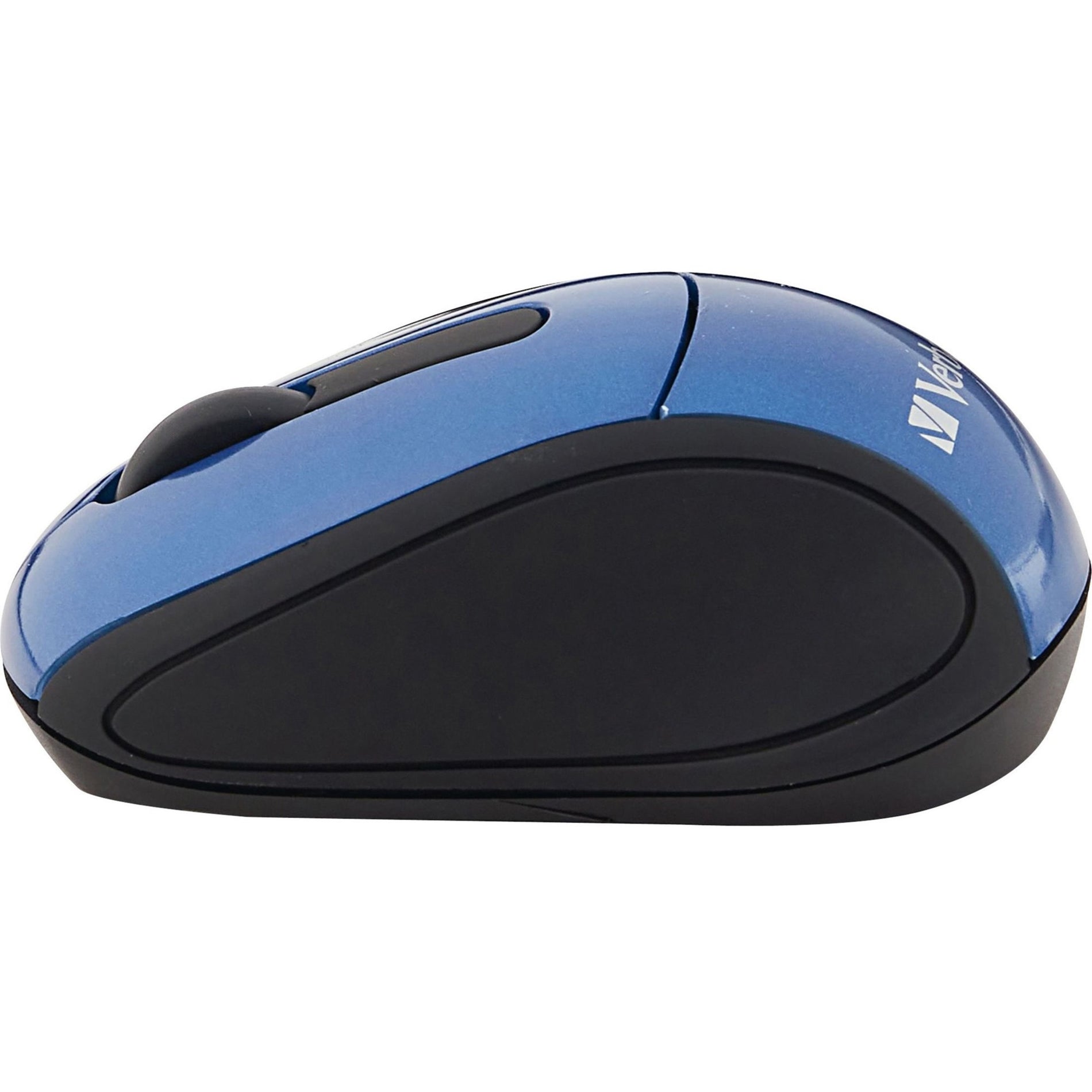 Verbatim 97471 Wireless Mini Travel Mouse, Blue - Compact and Convenient Mouse for On-the-Go Computing