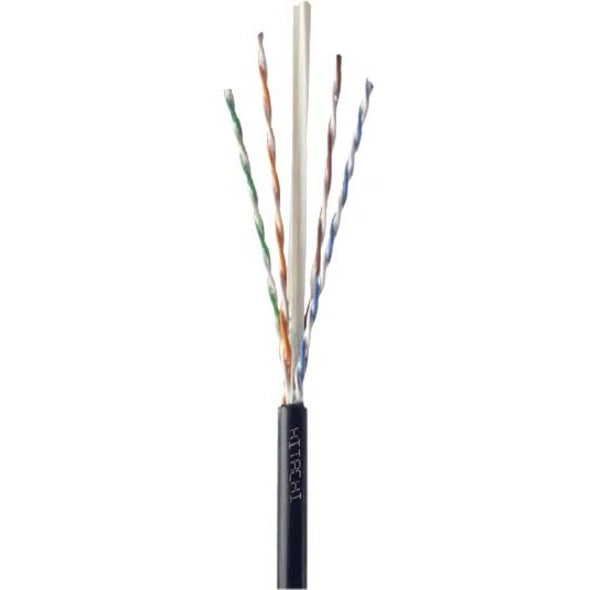 Hitachi 301808 30180-8 Cat.6 Outdoor UTP Cable, Copper Conductor, 3.28 ft Length, RJ-45 Network Connectors