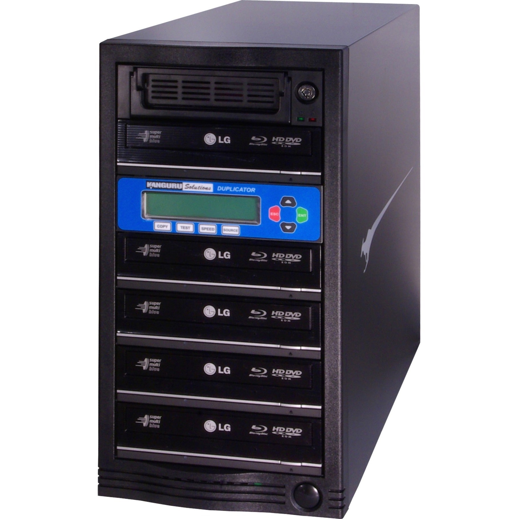 Kanguru BR-DUPE-S5 5 Target Blu-ray Duplicator with Internal Hard Drive, Standalone, 500GB HDD, USB, TAA Compliant