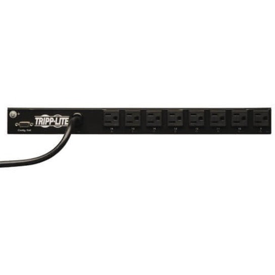 Tripp Lite PDUMH15NET Switched PDU, 16-Outlets, 120V AC, Rack-mountable
