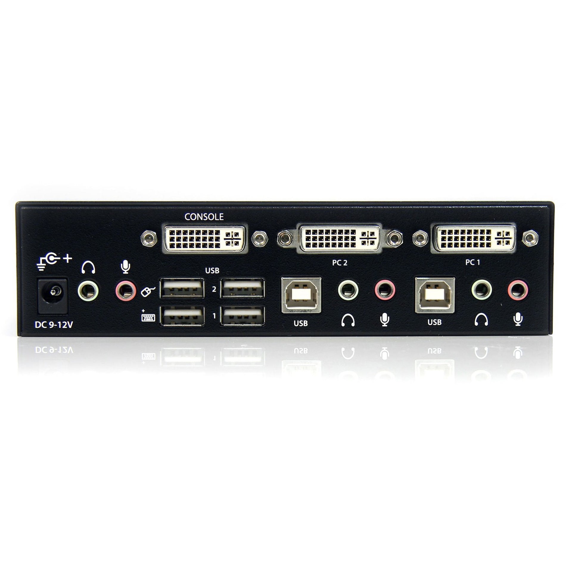 StarTech.com SV231DVIUAHR 2 Port High Resolution USB DVI Dual Link KVM Switch with Audio, WQUXGA, 3840 x 2400, TAA Compliant [Discontinued]