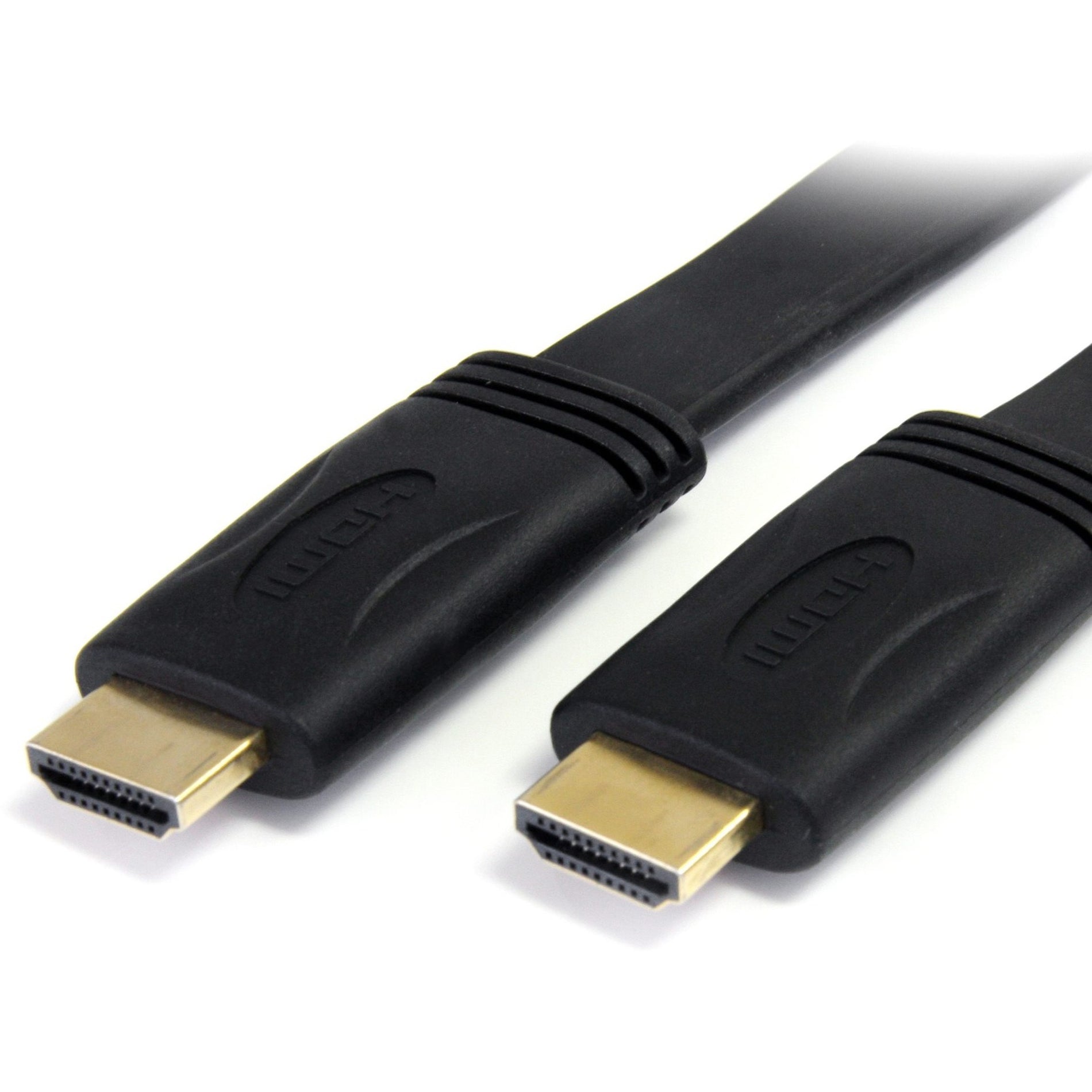 StarTech.com HDMIMM10FL 10 ft High Speed Flat HDMI Digital Video Cable with Ethernet, Corrosion Resistant, Gold Plated Connectors