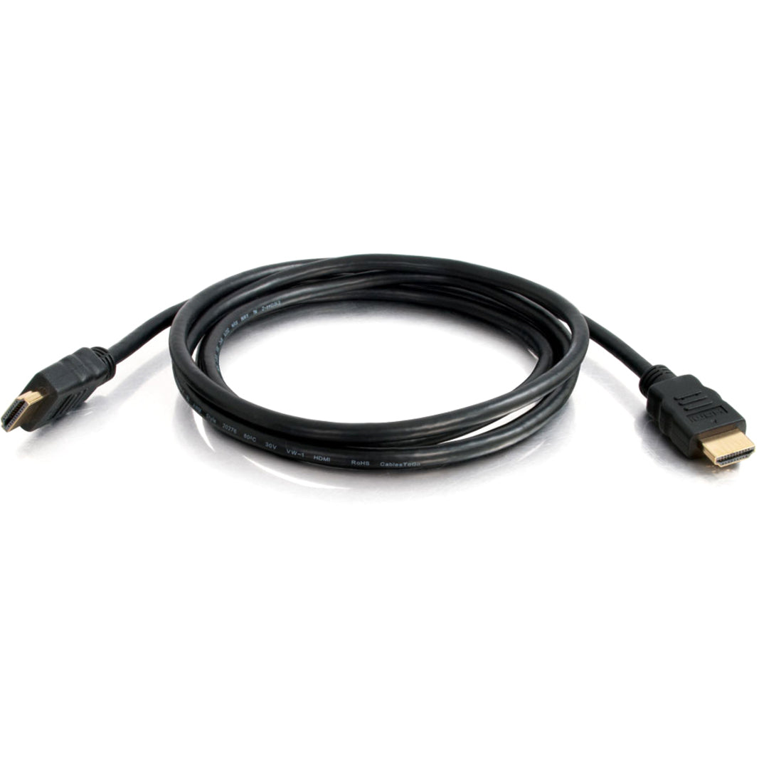 C2G 40304 6.6ft High Speed HDMI Cable with Ethernet, Ultra HD 4K 60Hz, Black