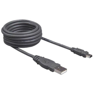 Belkin F3U138B06 USB Cable, 5.91 ft, Copper Conductor, Black