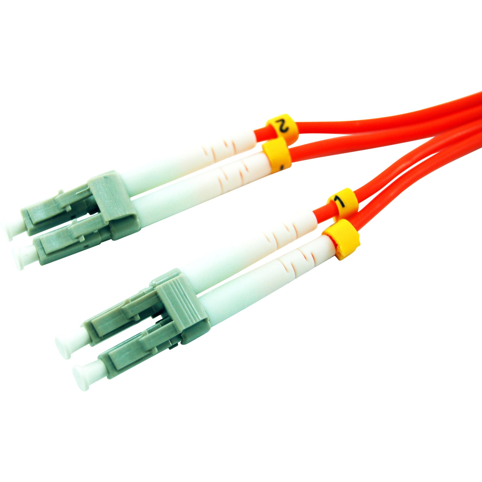 Comprehensive LC-LC-MM-15M 15M LC Multimode 3.0mm Duplex Network Cable, Riser Rated, 1 Gbit/s Data Transfer Rate