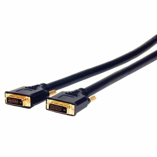Comprehensive DVI-DVI-3ST Standard Series 28 AWG DVI-D Dual Link Cable 3ft, EMI/RF Protection, 10.2 Gbit/s Data Transfer Rate, Gold Plated Connectors