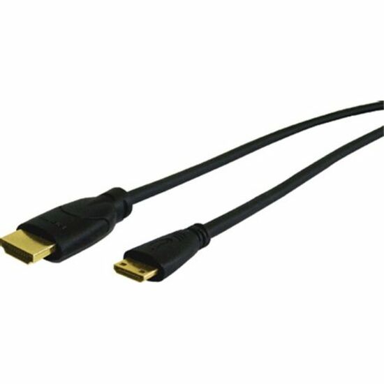 Comprehensive HD-AC3ST Standard Series High Speed HDMI A To Mini HDMI C Cable 3ft, RF Protection, x.v.Color, Molded, Gold Plated