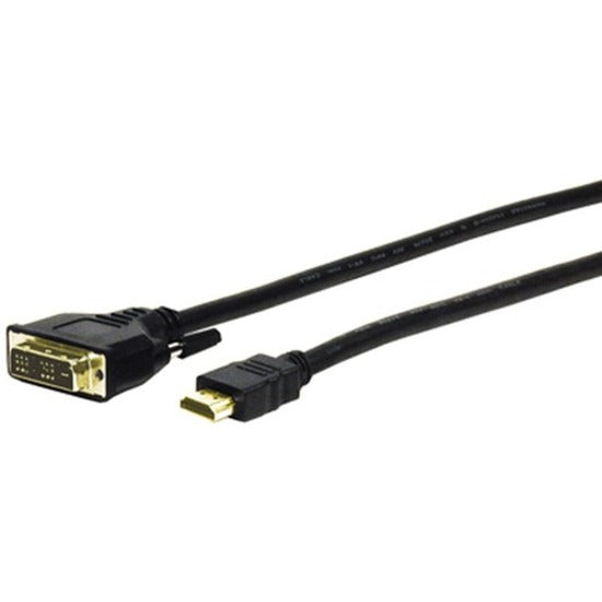 Comprehensive HD-DVI-6ST Standard Series HDMI to DVI Cable 6ft, High-Speed Video Cable with Gold-Plated Connectors