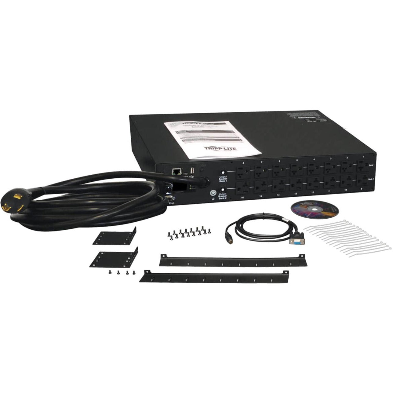 Tripp Lite Monitored PDUMNH30 16-Outlets PDU, 120V AC, Rack-mountable