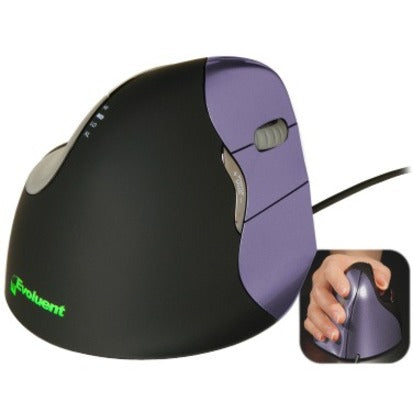 Evoluent VM4S VerticalMouse 4 Small Mouse, Ergonomic Design, 2600 DPI, USB 2.0