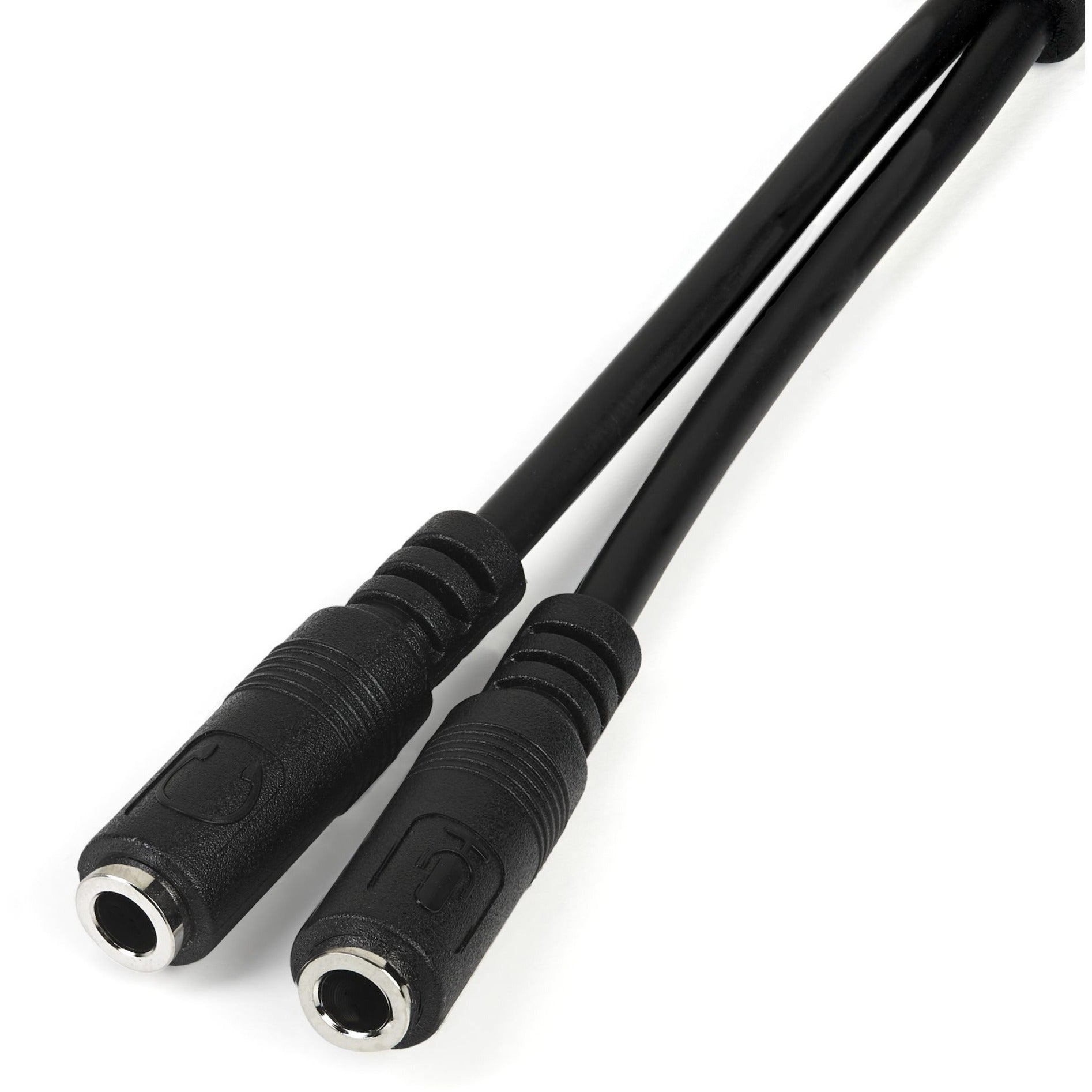 StarTech.com MUYHSMFF Mini-phone Audio Cable, 3.5mm 4 Pin to 2x 3 Pin Headset Adapter - M/F