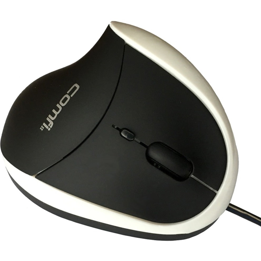 Ergoguys EM011-W Comfi II Mouse, Wired Ergonomic Computer Mouse, White