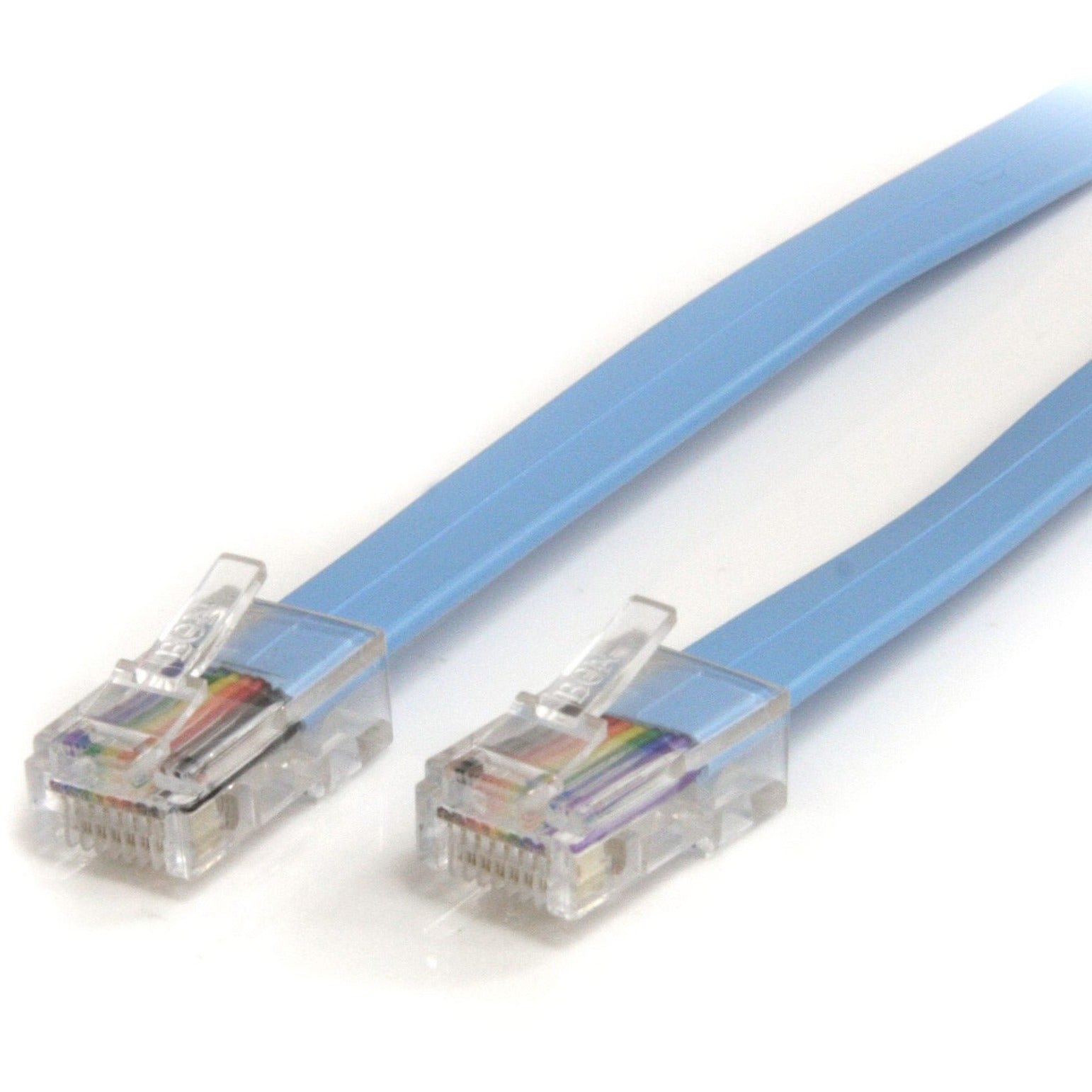 StarTech.com ROLLOVERMM6 6 ft Cisco Console Rollover Cable - RJ45 Ethernet M/M, Molded, Copper, Blue