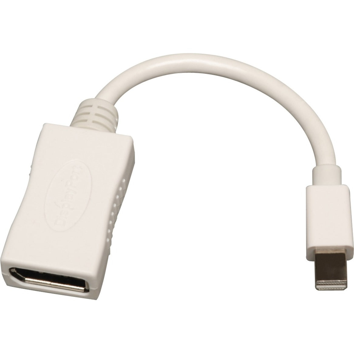Tripp Lite P139-06N-DP Audio/Video Cable Adapter, Mini DisplayPort to DisplayPort, 6" Length, White