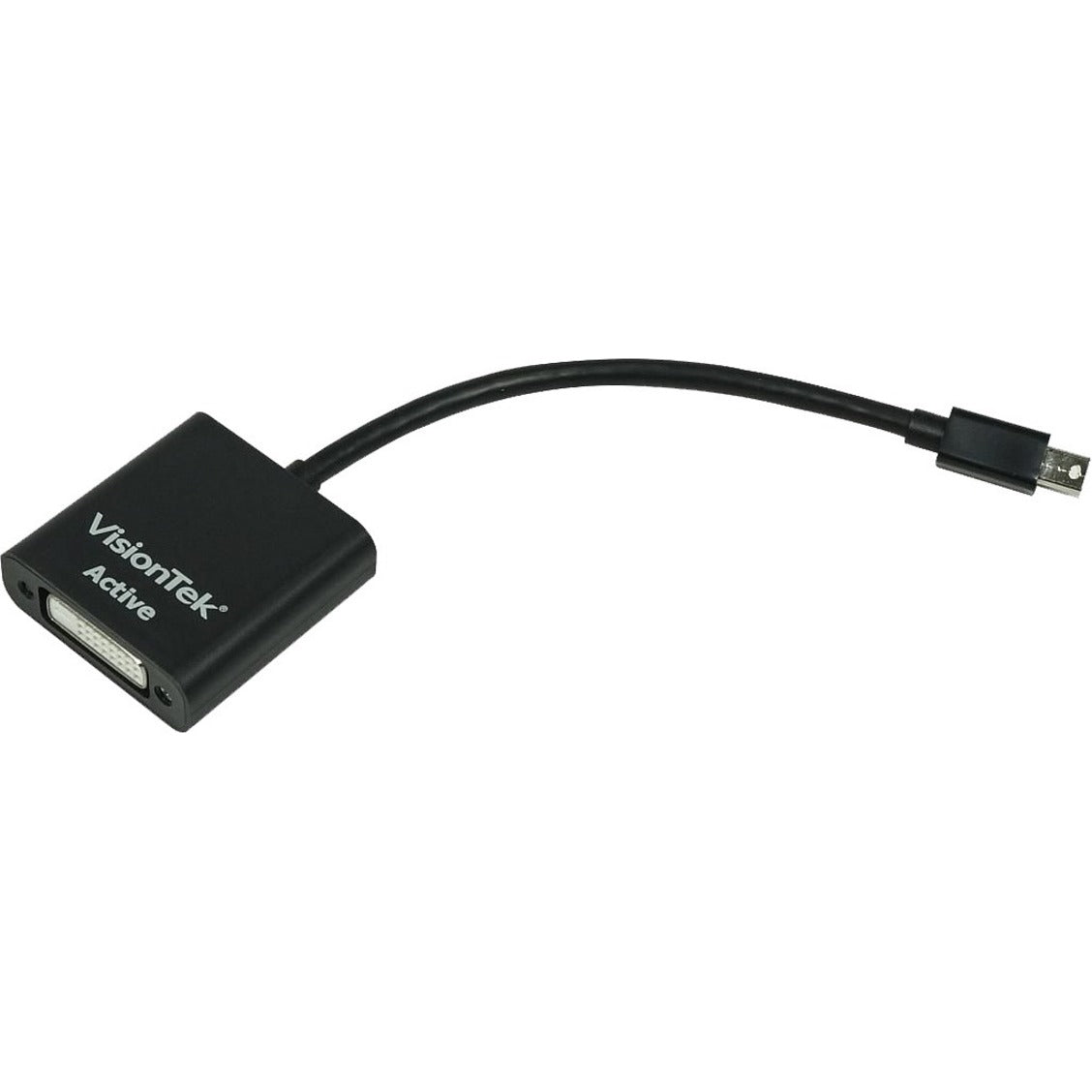 VisionTek 900341 Mini DisplayPort to SL DVI-D Active Adapter (M/F), Plug & Play, Eyefinity Technology