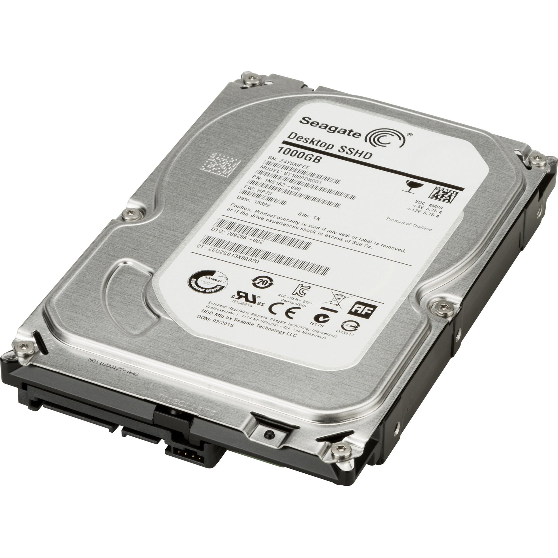 HP LQ037AT 1 TB Hard Drive, Internal, SATA/600, 7200 RPM, 600 MB/s (4.7 Gbit/s)