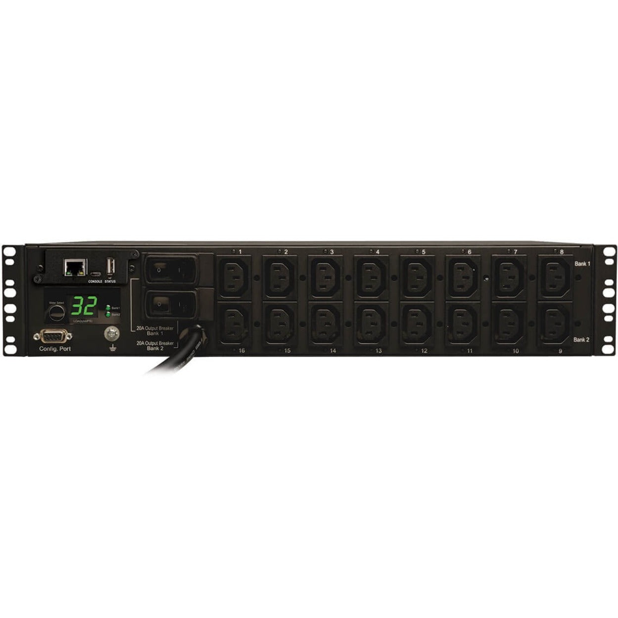 Tripp Lite PDUMH32HVNET Switched PDU, 16-Outlets 7.4kW, Rack-mountable