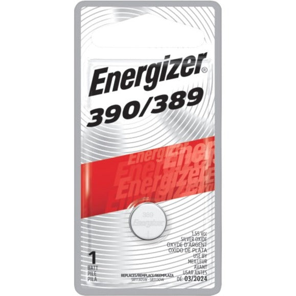 Energizer 389BPZ 390/389 Watch/Electronic Battery, 1.5V, Silver