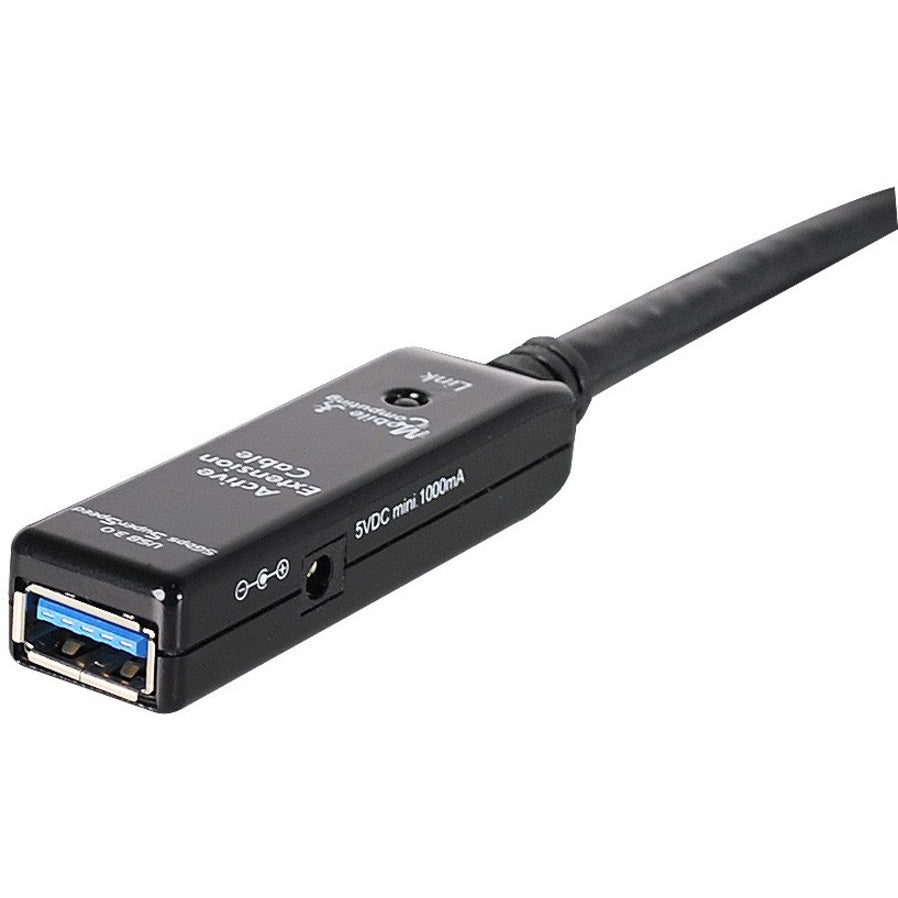 SIIG JU-CB0711-S1 USB 3.0 Active Repeater Cable - 15M, Supports 5Gb/s Data Transfer, Plug-n-Play