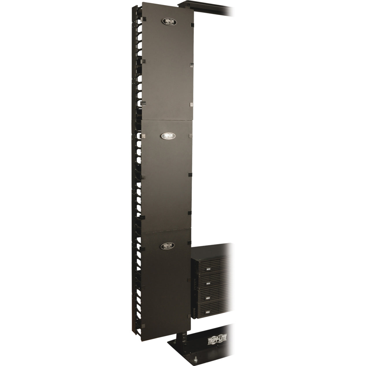 Tripp Lite SRCABLEVRT12 SmartRack Vertical Cable Manager, High Capacity, Toolless Mounting