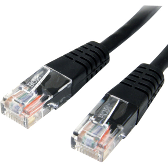 StarTech.com M45PATCH10BK 10ft Black Molded Cat5e UTP Patch Cable, Lifetime Warranty, RoHS Certified