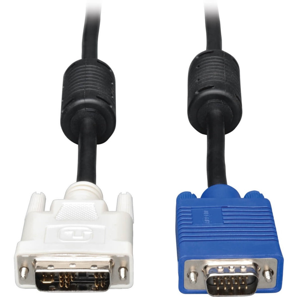 Tripp Lite P556-006 DVI Cable, 6 ft, EMI/RF Protection, Molded, Strain Relief, Gold-Plated Connectors