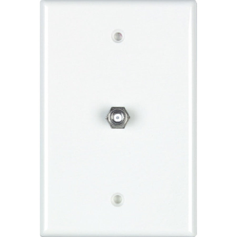 DataComm 32-0022 Faceplate, White - Easy Installation for Home and Office Wiring