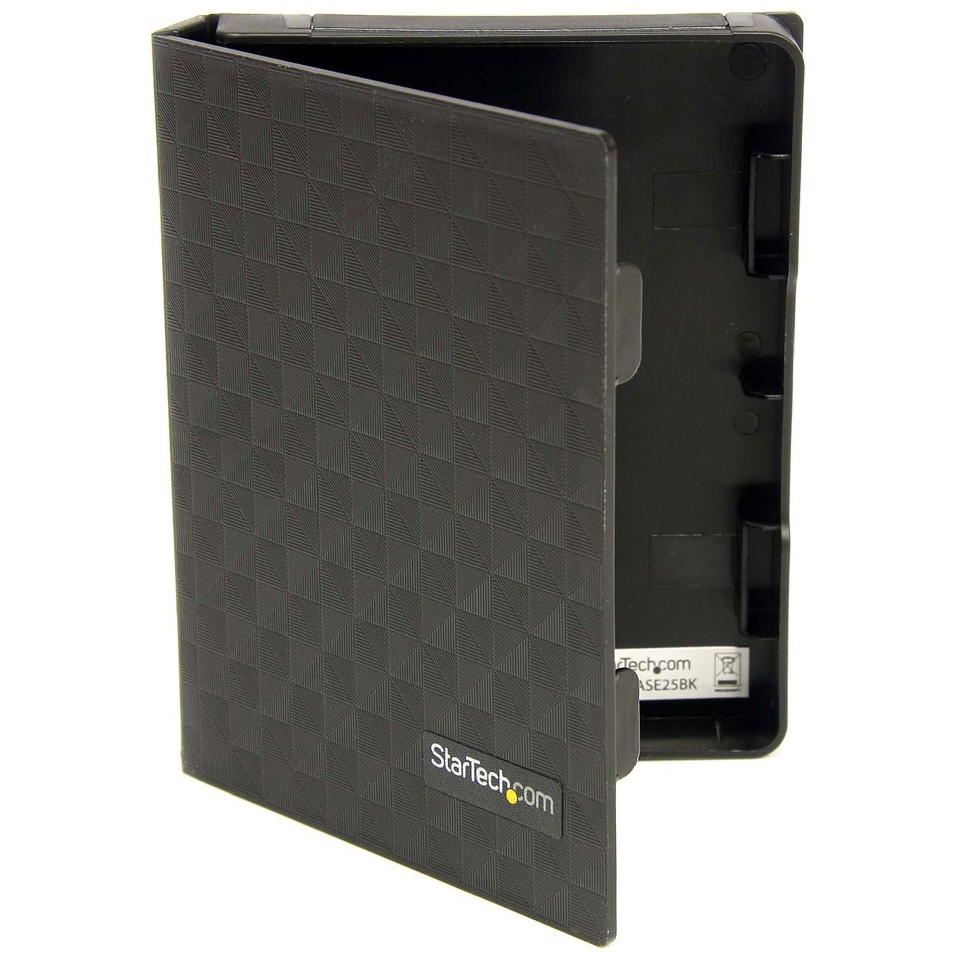 StarTech.com HDDCASE25BK 2.5in Anti-Static Hard Drive Protector Case - Black (3pk)