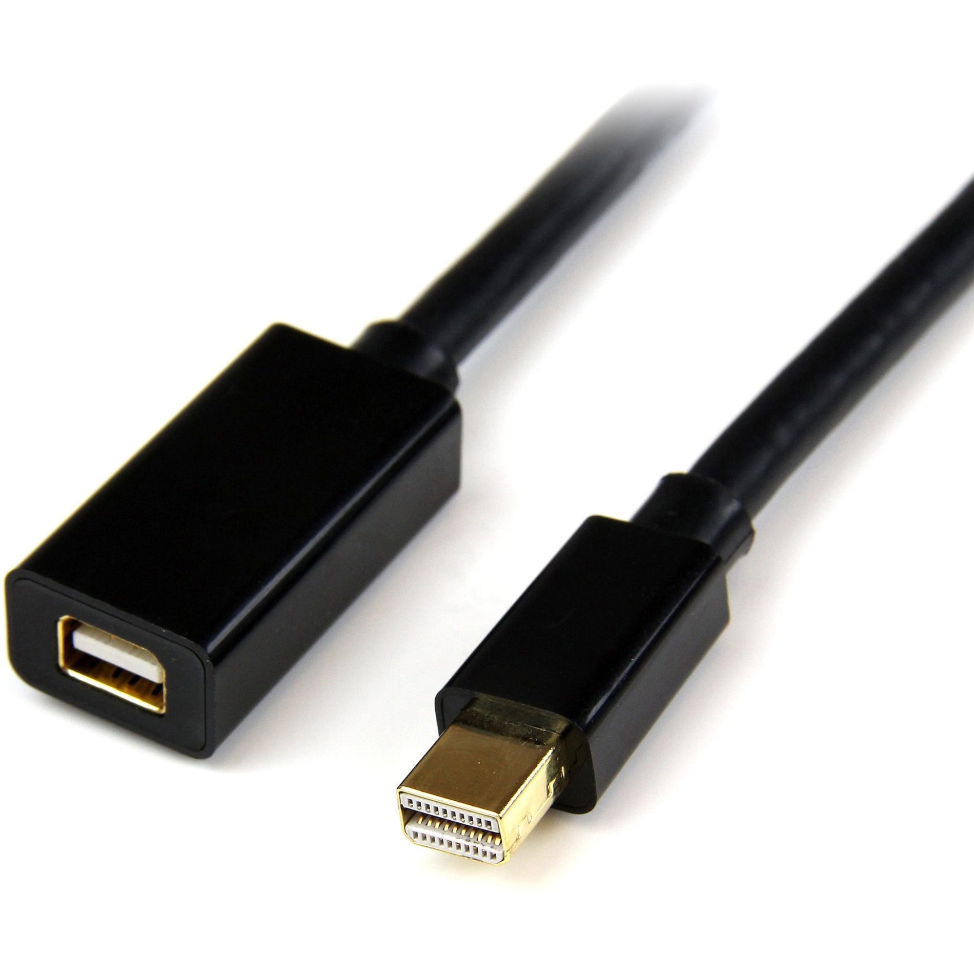 StarTech.com MDPEXT3 3 ft Mini DisplayPort 1.2 Video Extension Cable M/F, 4k Display, Gold Plated Connectors [Discontinued]