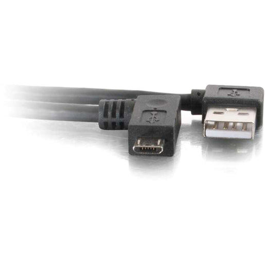 C2G 5m USB A to Micro-USB B Cable with Right Angeled Connectors-USB 2.0 16ft (28116)