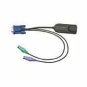 Raritan DCIM-PS2 KX PS/2 Cim for PC, RJ-45 Female, HD-15 Male, Black KVM Cable