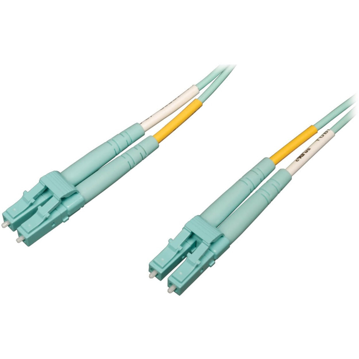 Tripp Lite N820-01M-OM4 Fiber Optic Duplex Patch Cable, 3.30 ft, Multi-mode, Aqua