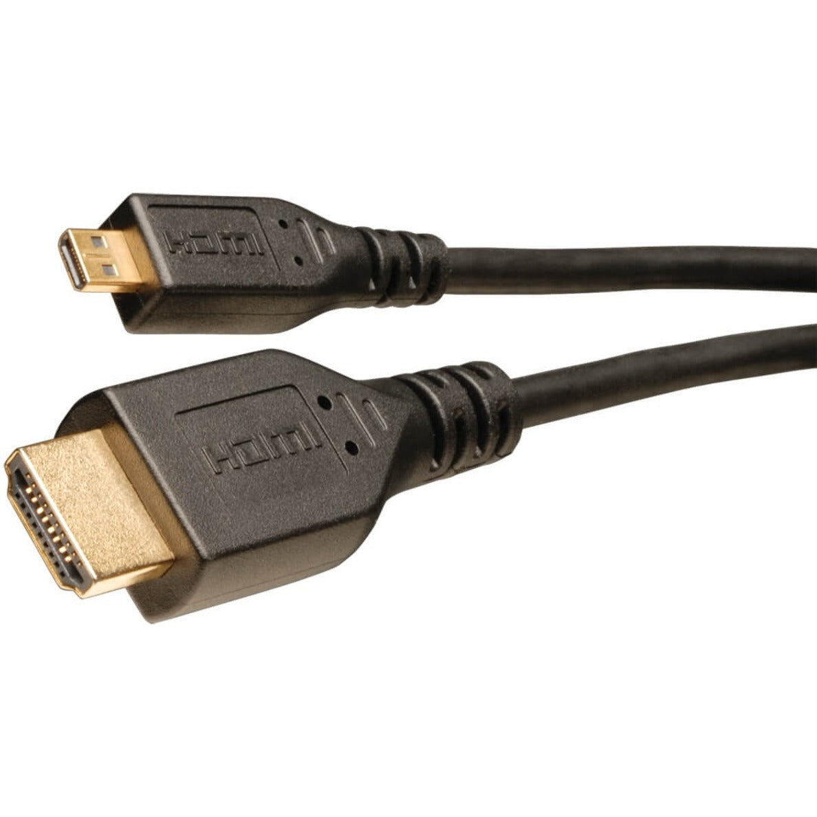 Tripp Lite P570-006-MICRO 6-ft. HDMI to Micro HDMI High Speed w/Ethernet Cable, Gold-Plated Connectors, Black