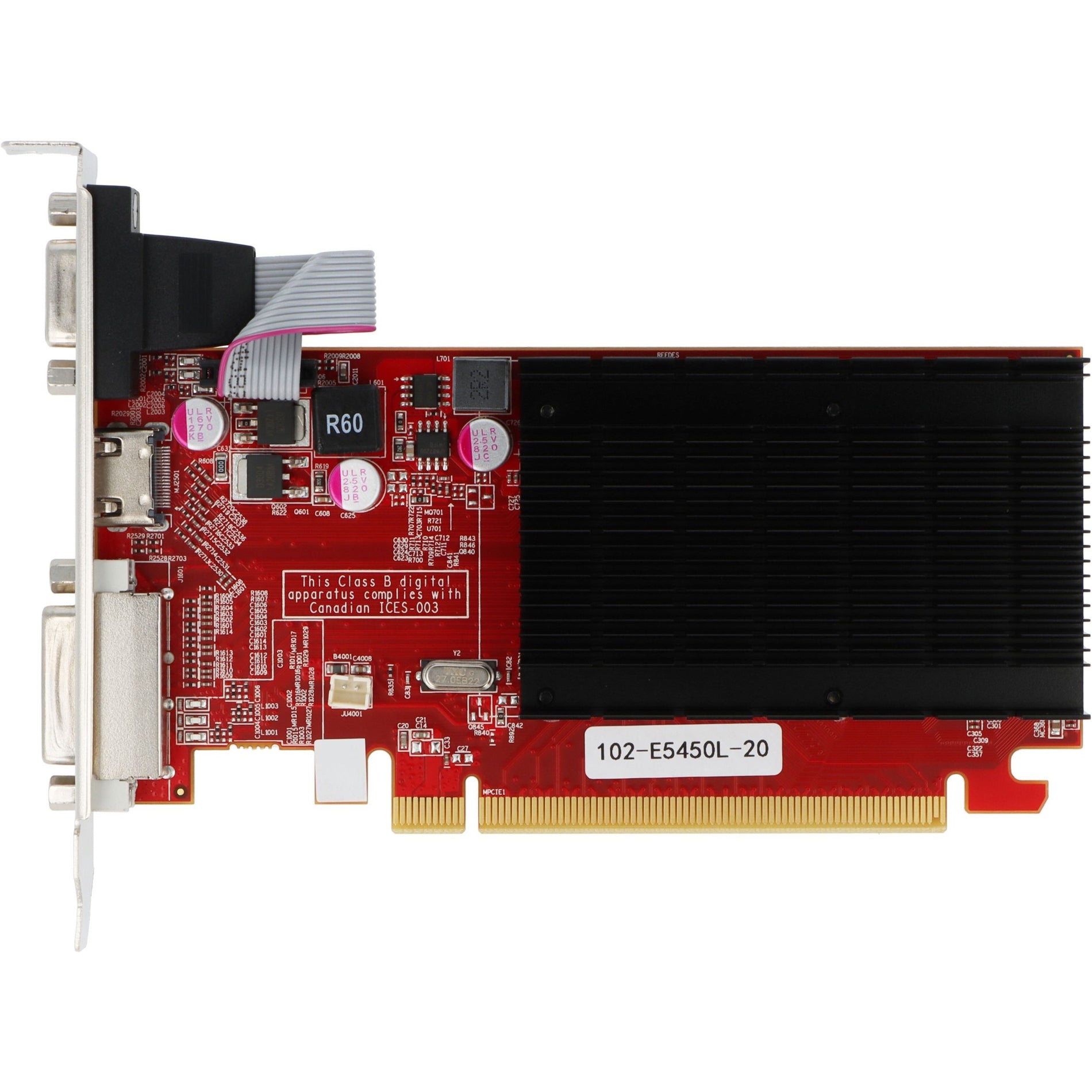 VisionTek 900356 Radeon HD 5450 Graphics Card, 2GB DDR3 SDRAM, DirectX 11.0, HDMI, VGA, DVI