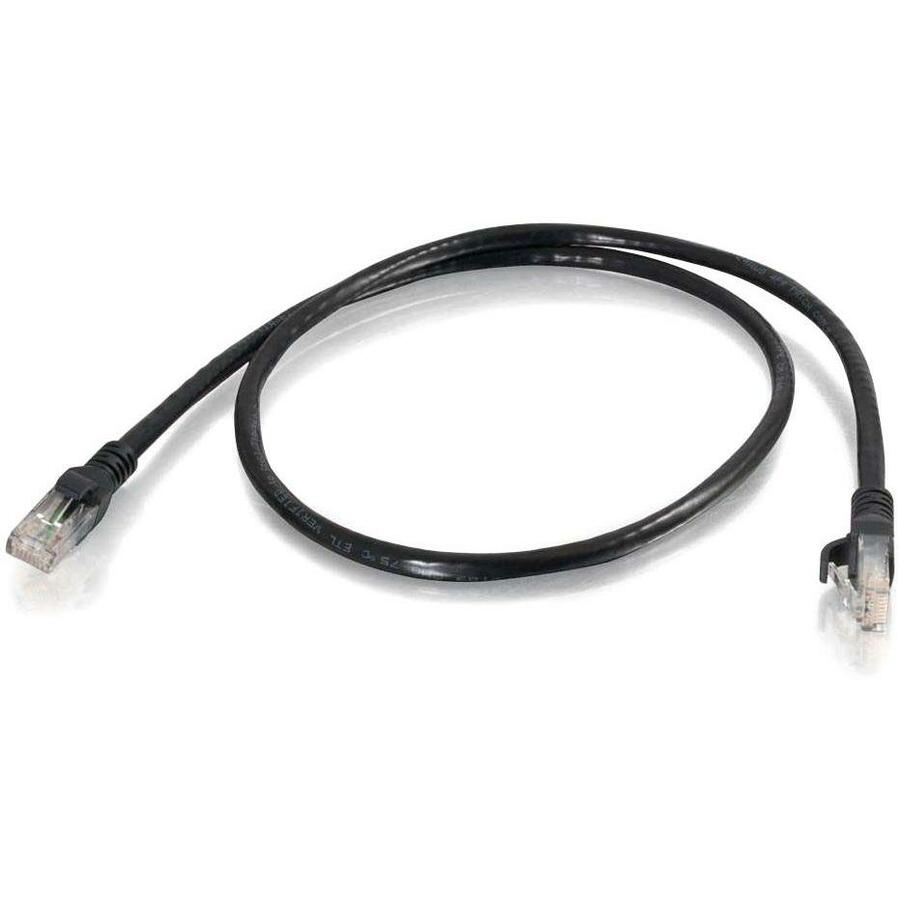 C2G 10294 10ft Cat6 Unshielded Ethernet Cable, Snagless, Black