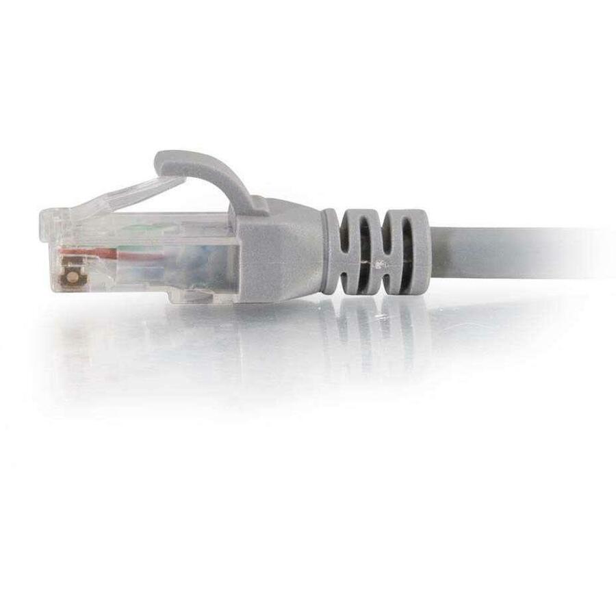 C2G 10301 1 ft Cat6 Snagless UTP Unshielded Network Patch Cable, Gray