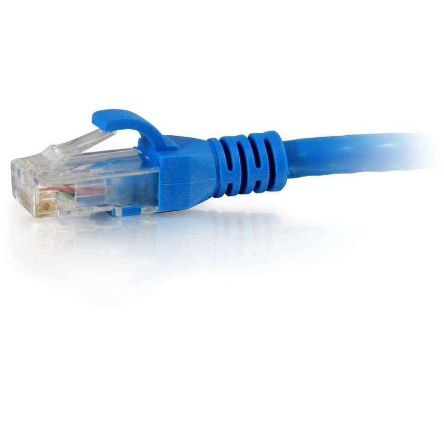 C2G 10316 10ft Cat6 Unshielded Ethernet Cable, Blue, Snagless, Lifetime Warranty