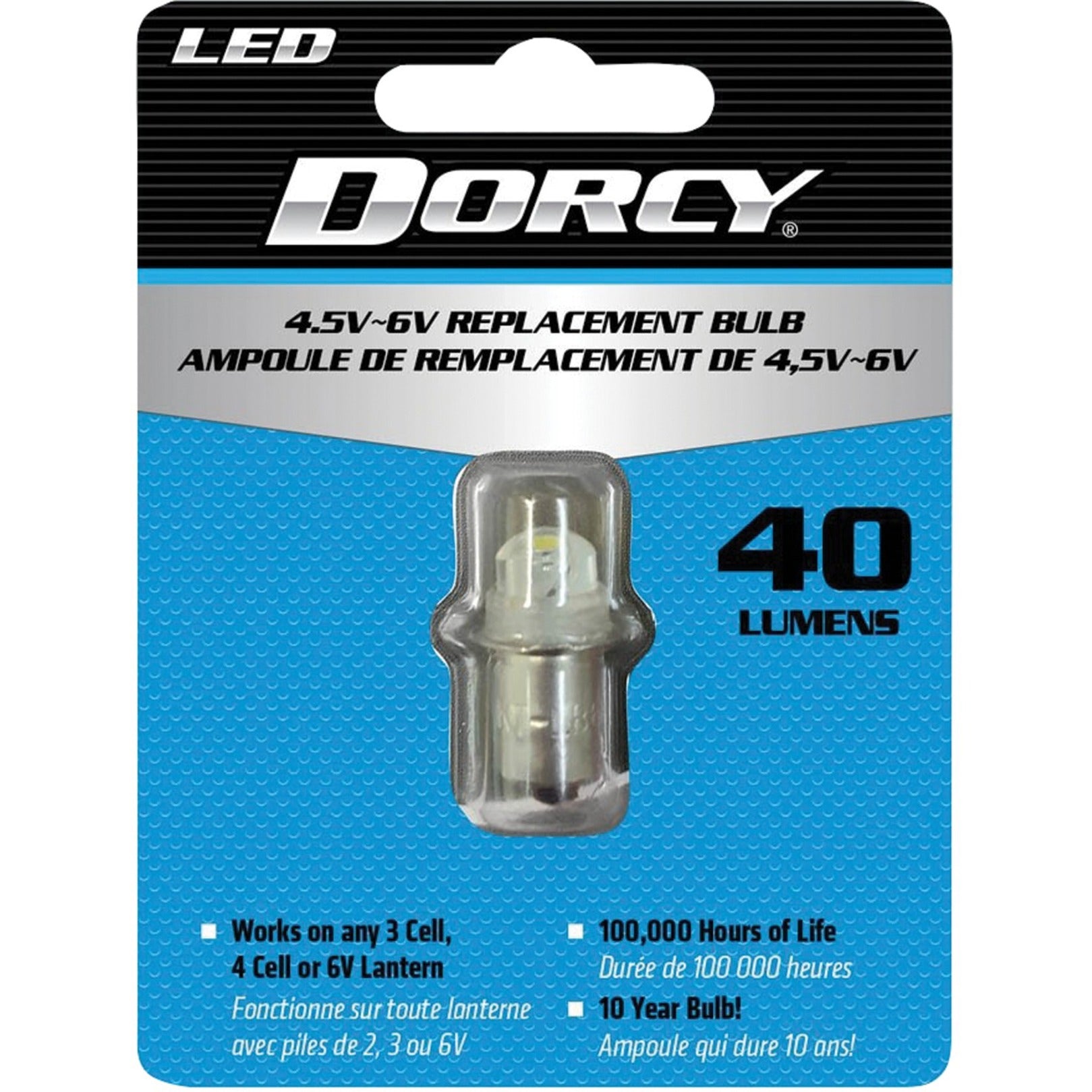 Dorcy 41-1644 LED Ersatzglühbirne 6V Gleichstrom - 100000 Stunden