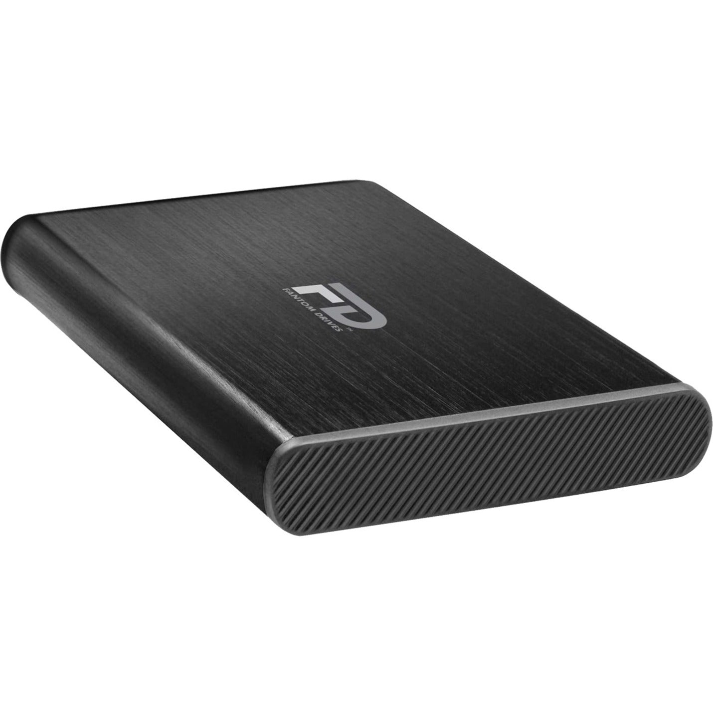 Fantom Drives GF3BM500U GFORCE Mini 500GB Portable Hard Drive - USB 3.2 Gen 1 - 5Gbps - Black, Durable, Mac/PC Compatible