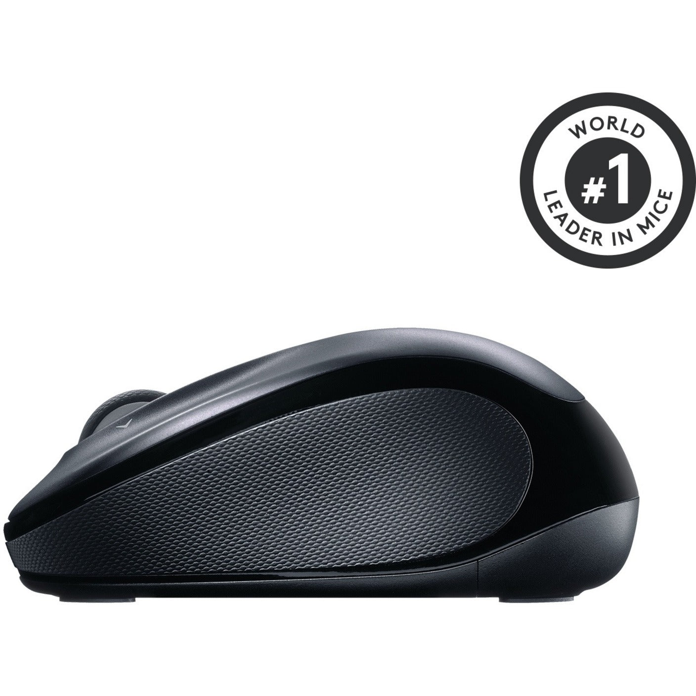 Logitech 910002136 M325 Mouse, Wireless Dark Silver Optical Mouse with Rubber Grip, Battery Indicator, and Contour