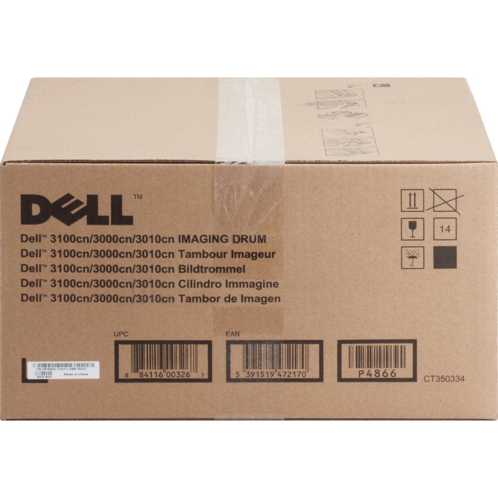 Dell P4866 Imaging Drum Cartridge - Laser Print Technology, Black